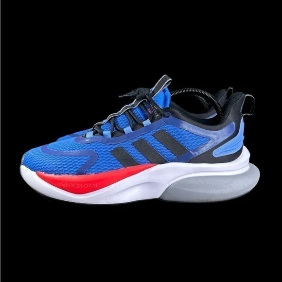 adidas Alphabounce+ (Blue/Black/Red) Men’s Size: 9 1/2 - Picture 2 of 9